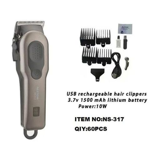 product_image_name-Generic-ALSTOW Professional Rechargeable Hair Clipper - LED Display-1