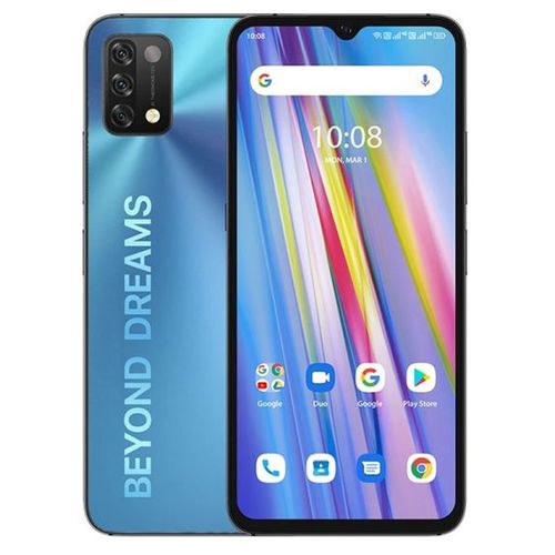 Umidigi A11 (3GB,64GB ROM) Android 11 Infrared Temperature Sensor 2.0 (16MP+8MP+5MP)+8MP 5150mAh 6.53" Global Version-Mist Blue