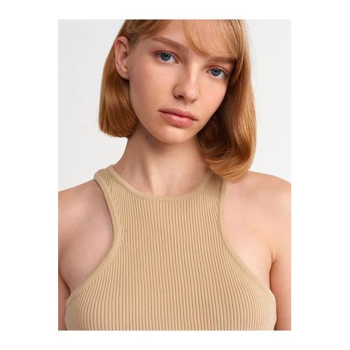 product_image_name-Trendyol-Crew Neck Front Low Cut Collar Blouse-1