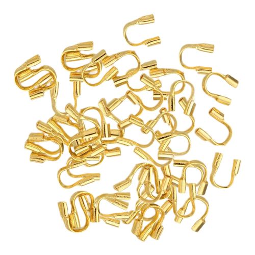 Generic Wire Guards Jewelry Making Earring Bracelet Gold