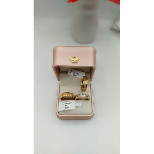 product_image_name-Fashion-Classy Quality Wedding Ring Set with a free gift-1