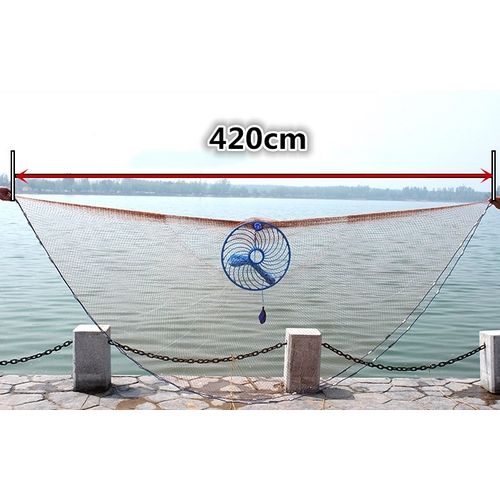 Generic Finefish Fishing Nets Hand Throw Casting Network With Ring 2.4-4.8m  With Sinkers Fly Hunting Catch Fish Net
