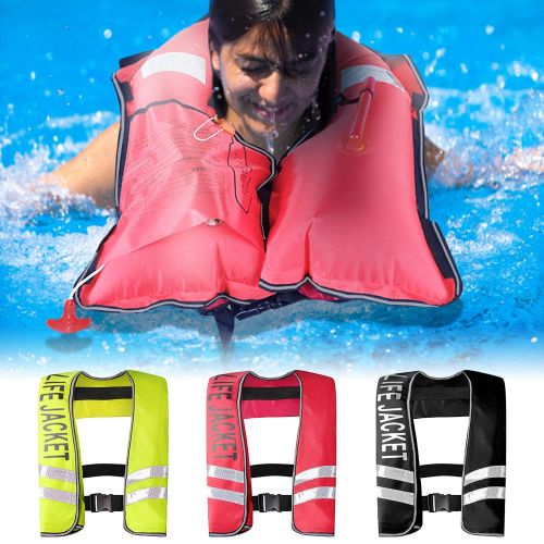 Generic Inflatable Adults Life Jacket Adult Life Vest Safety Float