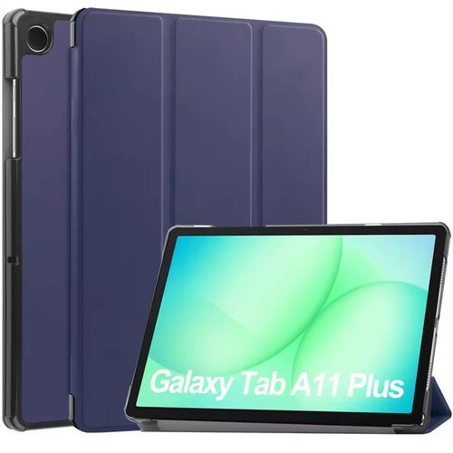 product_image_name-Generic-Anti-Drop Leather Smart Case for Samsung Galaxy Tab A11 Plus (11 Inch) - Blue-1