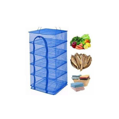Generic Outdoor Drying Rack Hanging Mesh Storage Net 5-layer Food Dryer
