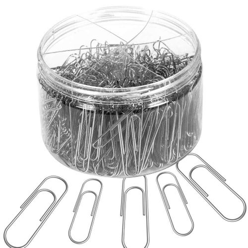 915 Generation 500 Pieces Silver Paper Clips Medium Jumbo Size (28