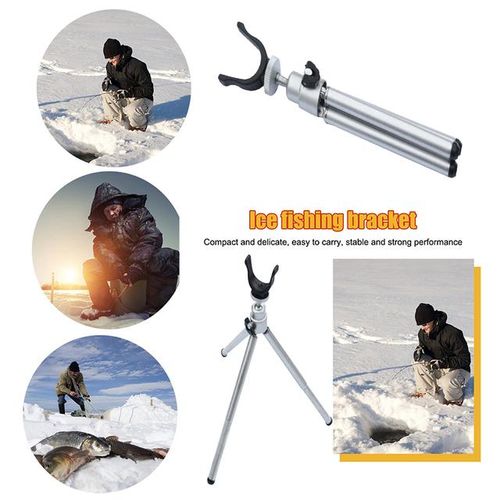 Generic Fishing Rod Holder Aluminum Alloy Fishing Rod Tripod Stand