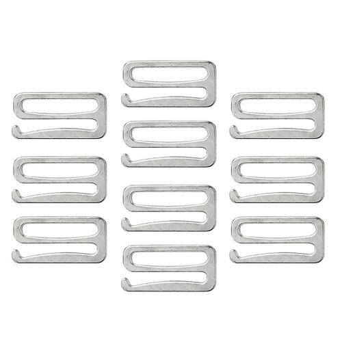 10Pcs Metal Bra Strap Adjuster O 8 9 Slide Rings Hooks 6/8/10/12