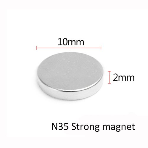 9mm dia x 1mm thick Strong Neodymium Disk Magnets N35 Round NdFeB Rare  Earth Powerful Flat Thin Magnet Home Depot