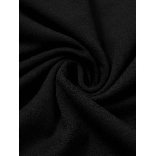 product_image_name-Fashion-Women 2 Piece Loose Fit Casual Printed Sweatsuit - Black-5