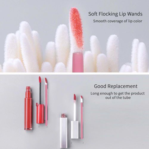 product_image_name-Generic-Pink Lip Wands Applicators Disposable - 500PCS Lip Brush, Lipstick Make Up Lint Free Brush Gloss Wands, Makeup Applicator Beauty Tool Kits-4