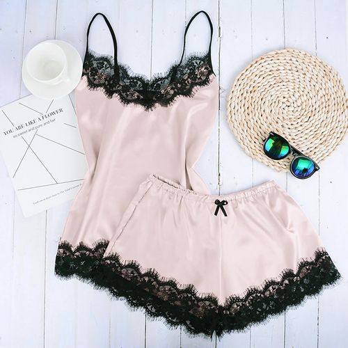 Fashion New Separate 2pcs Lace Sleepwear Women Beach Dress