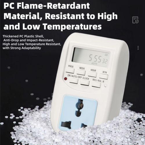 product_image_name-MingDe era-European-style timer socket switch power controller cycle timer automatic power-off cycle European standard-4