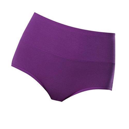Fashion Womens Postpartum Period Protective Cotton Panties XL Purple
