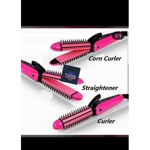 product_image_name-Nova-3 In 1 Hair Straightener And Curler With Hand Dryer-3
