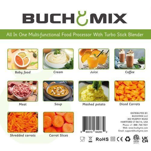 product_image_name-Buchymix-12-in-1 Multifunction Food Processor, Yam Pounder, Meat-Mincer, Dough-Kneader (with Turbo-Stick Immersion Blender) -4