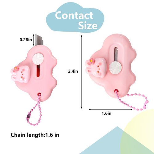 Litoott 6 Pack Cute box cutters Retractable,box opener Set, Letter Opener - image 2