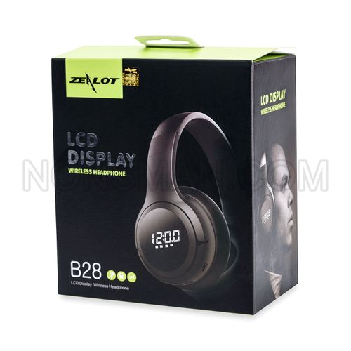 product_image_name-Zealot-New Zealot B28 LCD Wireless Bluetooth Stereo Bass Headphones-1