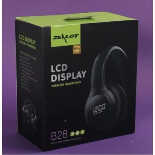 product_image_name-Zealot-New Zealot B28 LCD Wireless Bluetooth Stereo Bass Headphones-3