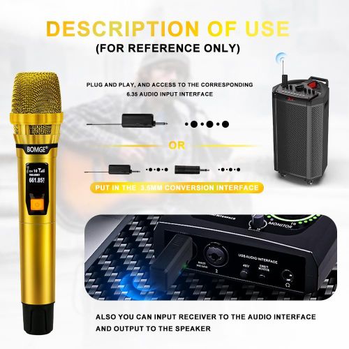 BOMGE Single Handheld Wireless Microphone - image 6