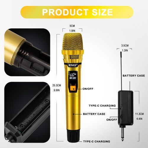 BOMGE Single Handheld Wireless Microphone - image 7