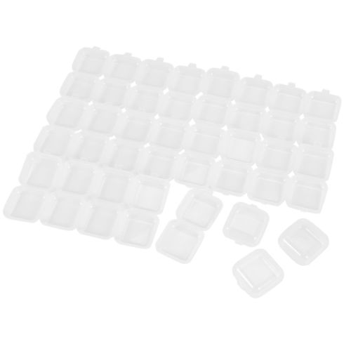 Generic 24Pcs Small Clear Plastic Beads Storage Containers Box