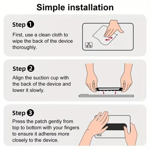 Generic Universal Non-slip Silicone Suction Hand Holder Strap Handle Grip for ipad Tablet E-readers - image 4