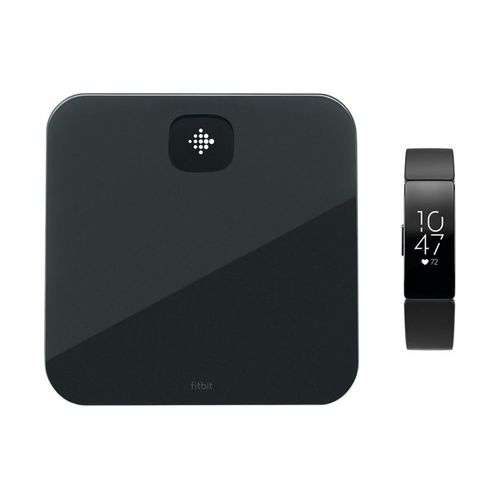 Fitbit Aria Air Smart Scale + Fitbit Inspire HR Fitness Tracker Bundle