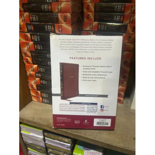 Hp Holy Bible (Nkjv Super Giant Print Bible) - image 8