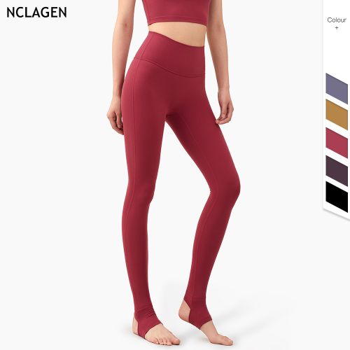 Generic Nclagen Fitness Yoga Pants Slim Gym Sport Black Currant_s