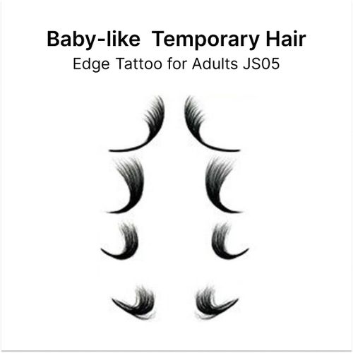 Waterproof Adhesive Waterproof | Baby Edge Hair Tattoo Sticker - 5 Hair  Waterproof - Aliexpress