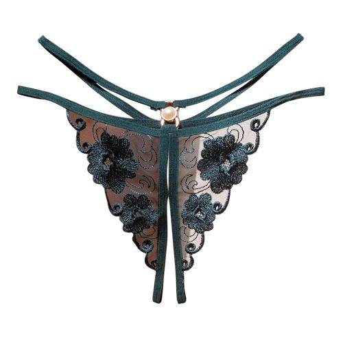 Fashion Sexy Women's G-string Underwear Lace Flowers Female