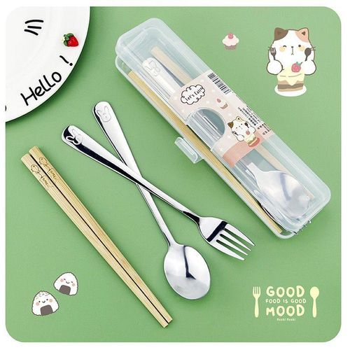 product_image_name-Generic-304 stainless steel children's tableware set-2