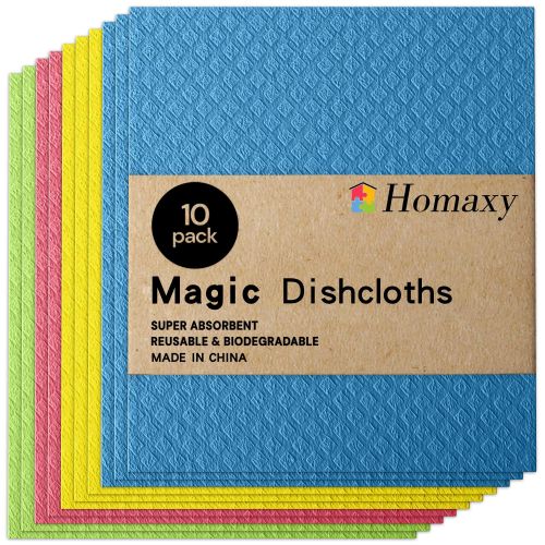 10pcs Multifunction Cleaning Cloth,Kitchen Dishcloth , Dish Cloths