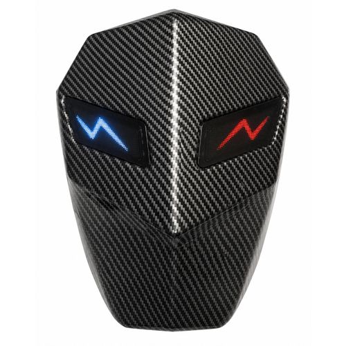 Generic Stylish Carbon Fiber Backpack with LED Lights – Perfect for Tech Gadgets, Laptops, and Everyday Essentials