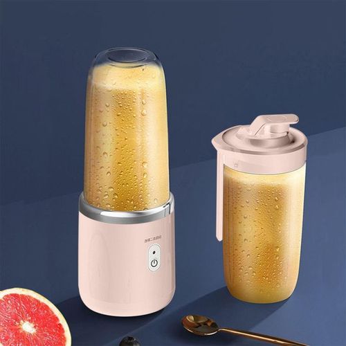 Generic Double Cup Portable Juice Extractor Mixer Mini Blender USB - image 2