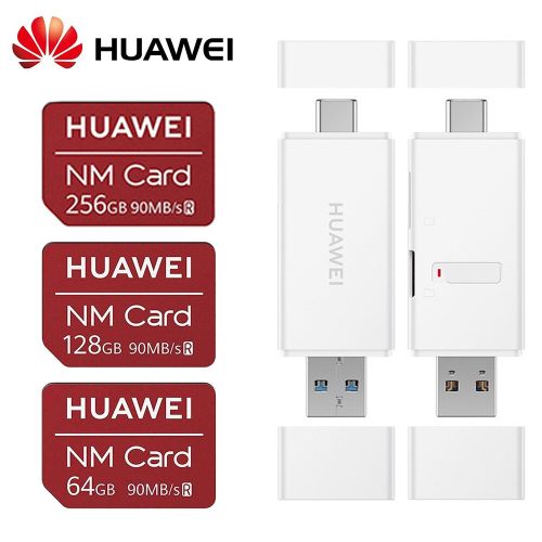 Generic HUAWEI Original NM Card 2-In-1 Card Reader TF OTG USB 3.1 Type-C  Portable Card Reader For Mate 30 Pro Mate 30 RS P30 Pro P30