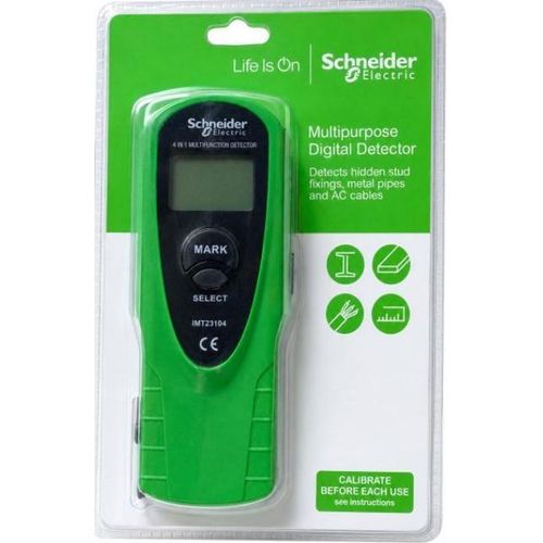 Generic Schneider Electric 4-In-1 Multipurpose Digital Wall Detector Stud, Metal Pipe AC Cable Scanner ( IMT23104 )