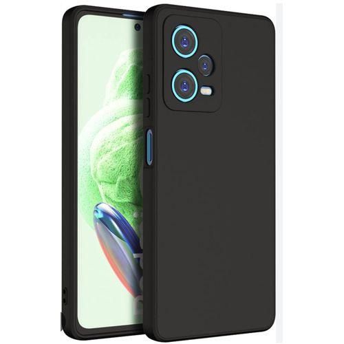 product_image_name-Generic-Silicon Back Case For Xiaomi REDMi Note 12 5g / Poco X5 - Black-1