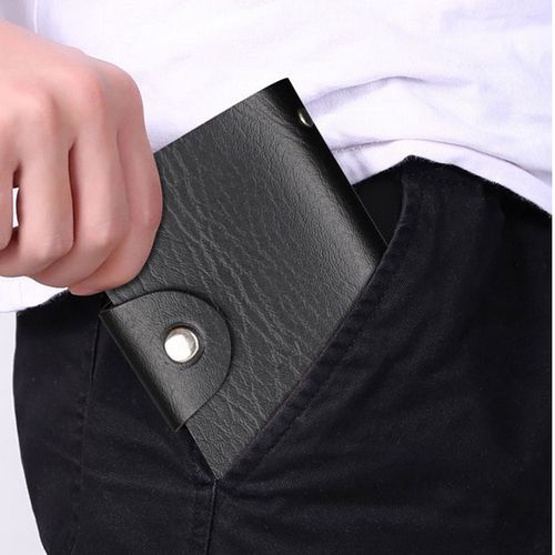 product_image_name-Fashion-Leather Bank Card Holder With Multiple Card Slots-2