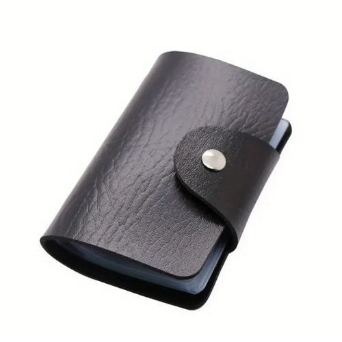product_image_name-Fashion-Leather Bank Card Holder With Multiple Card Slots-3