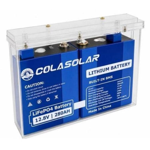 Generic 3.6KWh Transparent Lithium Battery (COLASOLAR) - 12.8V 280AH