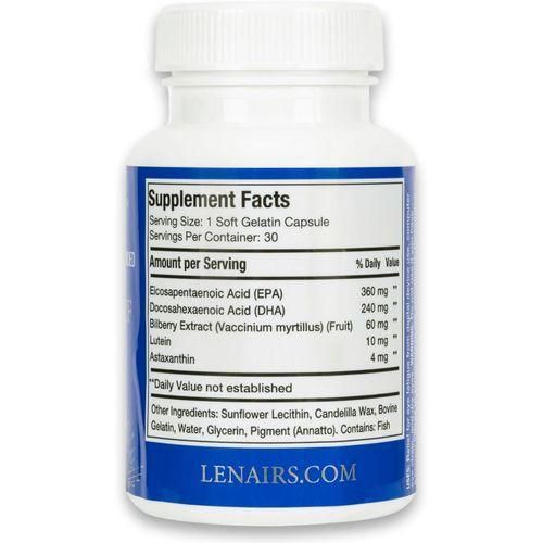 LENAIRS Advanced Tired & Dry Eye Relief Supplements 30 Softgel - image 2