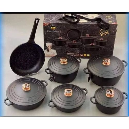 product_image_name-Generic-6 Set Non-stick Die Cast Iron Pot Set Cookware- Non-Toxic-1
