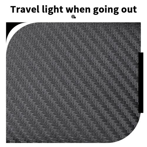 product_image_name-Fashion-Men’s Carbon Fiber Pattern Bifold Wallet – Sleek Black Slim Card Holder-7