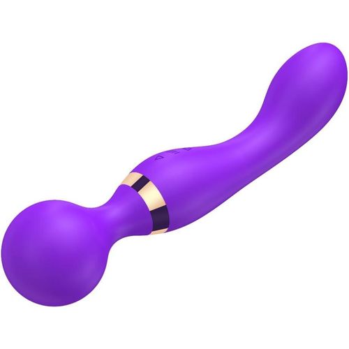 product_image_name-Generic-Handheld Massager Multi-Speed Wand Vibrating Massage Magic Full Body Therapy Motor Double Clitoral Dildo Vibrator Stimulate G-Spot Dildo Clit Waterproof Magic Wand Massage VIBRATOR DILDO SOFT DEEP CLITORIS DILDO-4