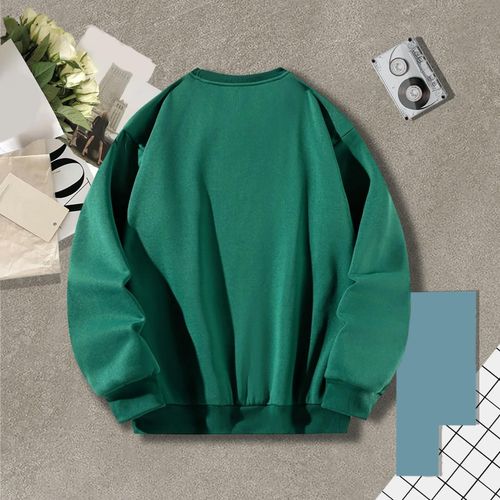 Generic Womens Sweatshirt Stylish Soft Heart Printed Drop XXL