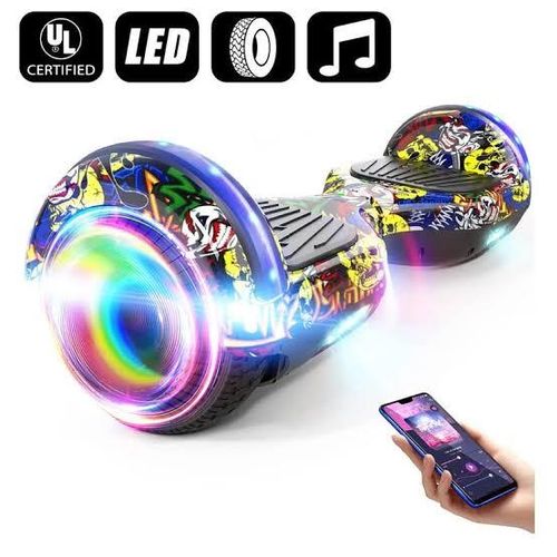 Generic Standard USA Hoverboard With Bluetooth And Led Lights 3yrs Warranty - image 2