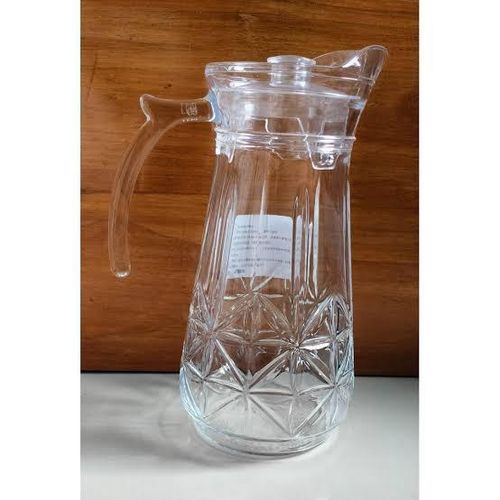product_image_name-Generic-Wine/juice/ water  Glass Cup 6 pcs + Glass Jug I pcs-2
