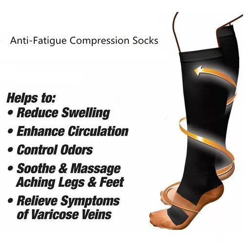 Unisex Miracle Flight Travel Compression Socks Anti Swelling